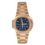 Patek Philippe, Rosegold Nautilus Dual Time